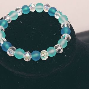 Handcrafted Transparent Frosted Bracelet